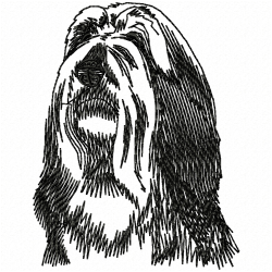 Dogs Embroidery Design 9 Dogs Embroidery Design 9
